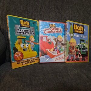 BOB the Builder DVD bundle:  Scoops Favorite Adventure and Bob's White Christmas